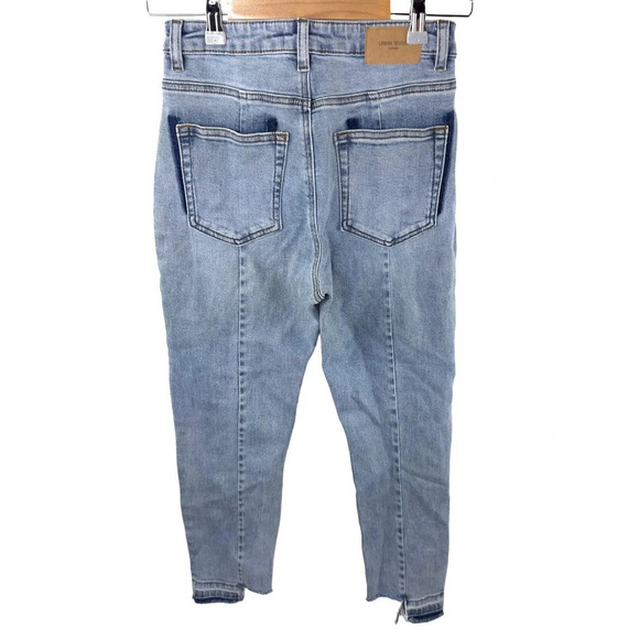 Urban Revivo Step Hem High Rise Jeans‎ - Picture 2 of 5